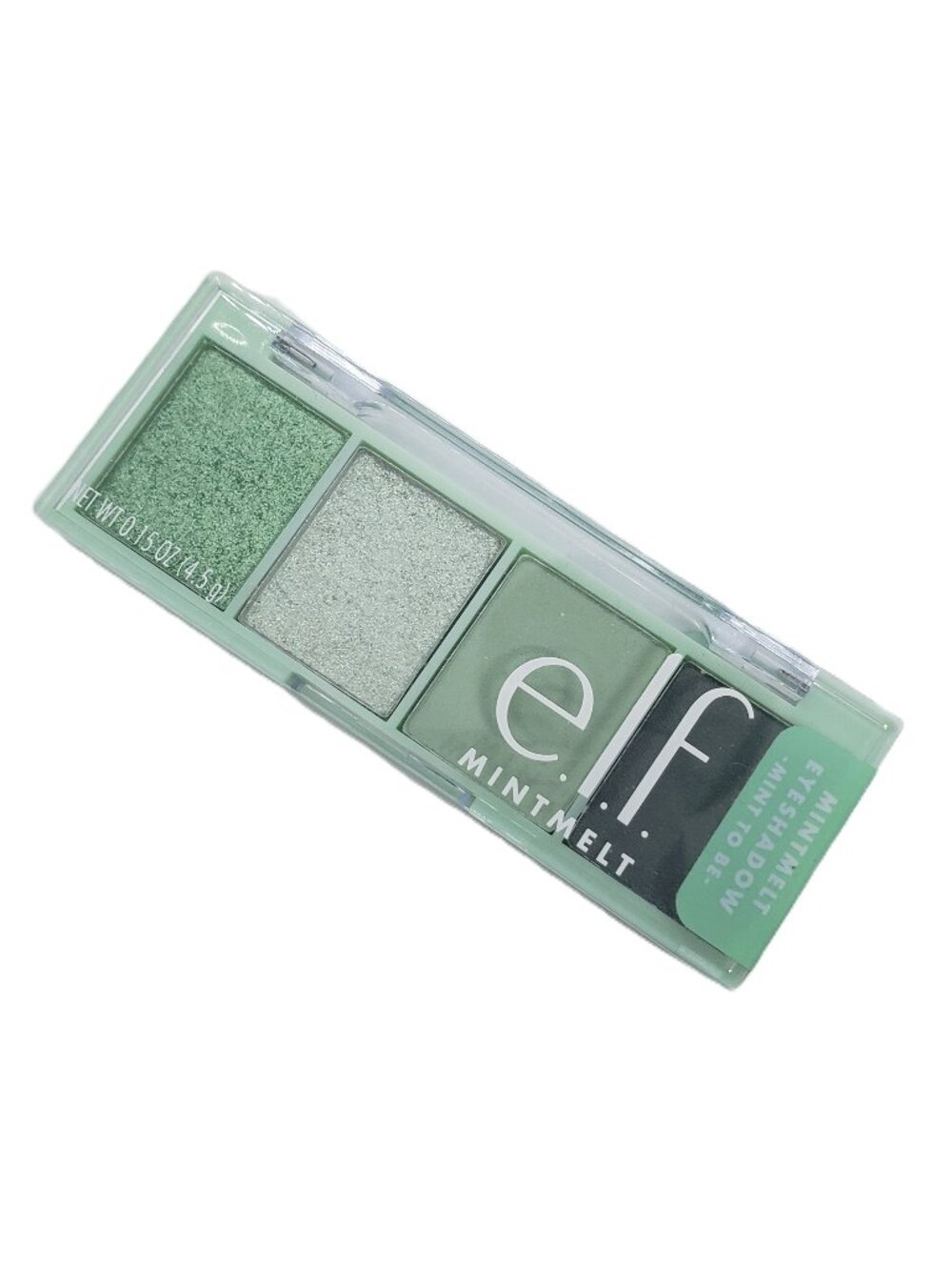 e.l.f. Mini Melt Eyeshadow Quad Mint To Be Discontinued Matte Glitter Green ELF